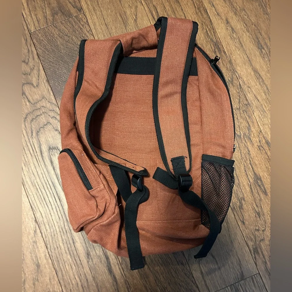 Hempmania BP109-H Help Deluxe Backpack in Terracotta